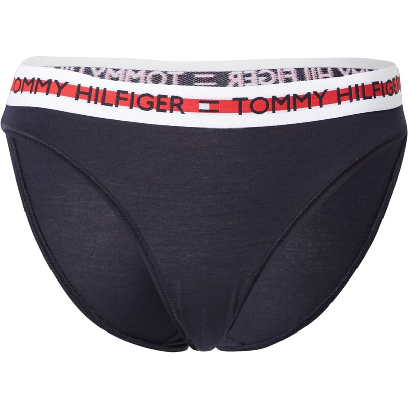 Tommy Hilfiger Underwear Moteriškos kelnaitės raudona / juoda / balta