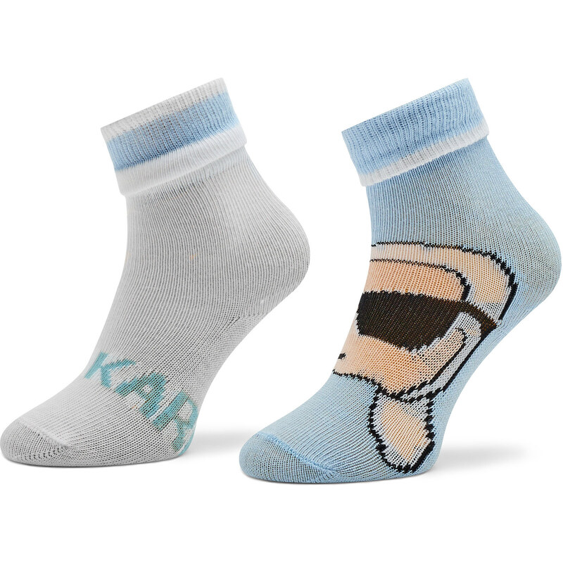 Vaikiškų ilgų kojinių komplektas (2 poros) Karl Lagerfeld Kids
