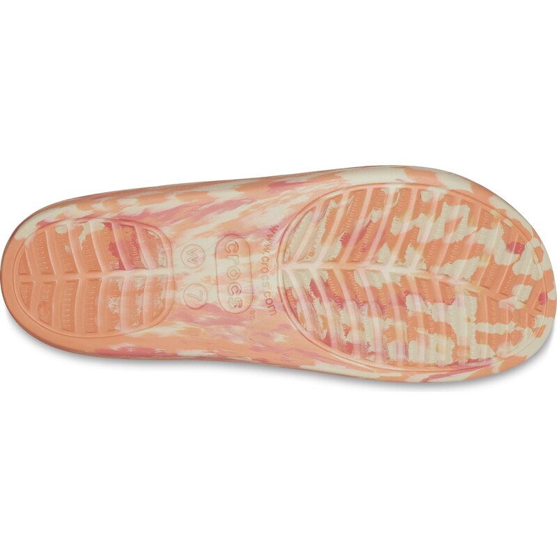 Crocs Baya Platform Marbled Sandal Papaya/Multi