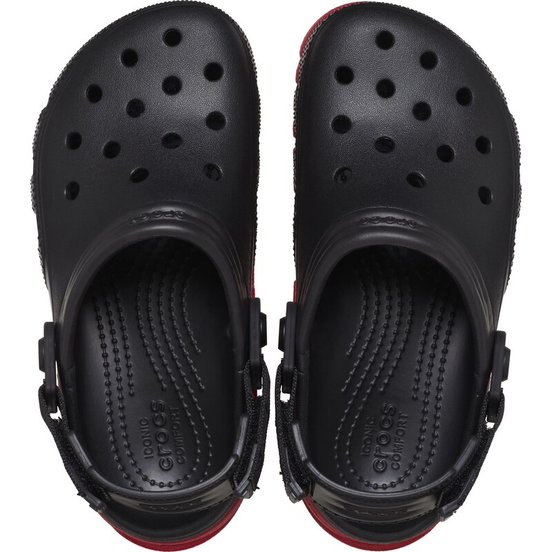 Crocs Duet Max II Clog 208776 Black/Varsity Red