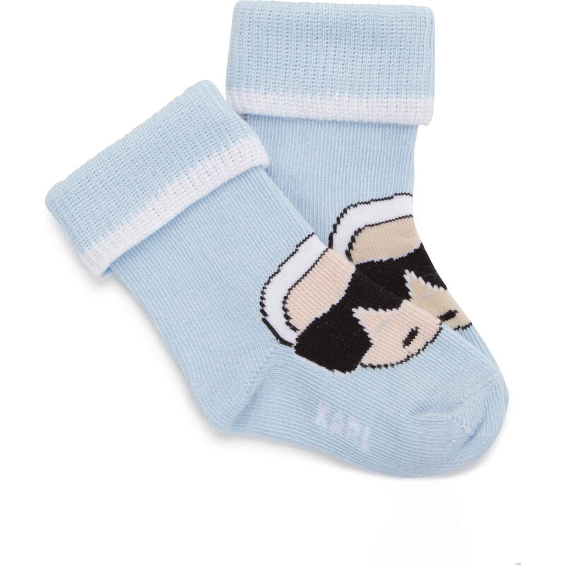 Vaikiškų ilgų kojinių komplektas (2 poros) Karl Lagerfeld Kids