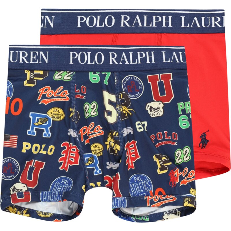 Polo Ralph Lauren Apatinės kelnaitės tamsiai mėlyna / žalia / raudona / balta