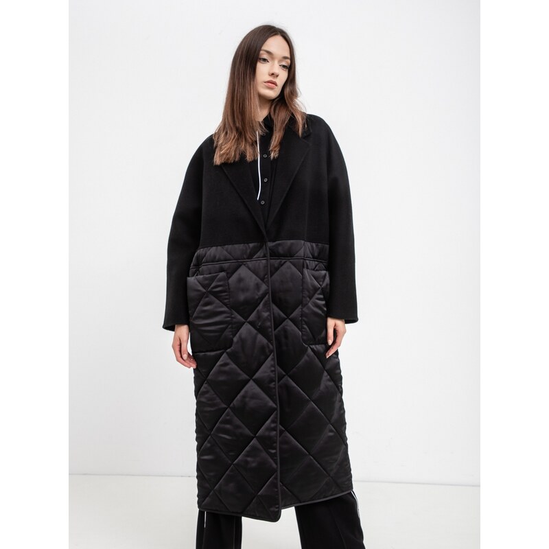 Calvin Klein - Moteriškas paltas, 100% vilna