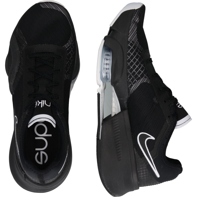 NIKE Sportiniai batai 'Air Zoom SuperRep 3' juoda / balta