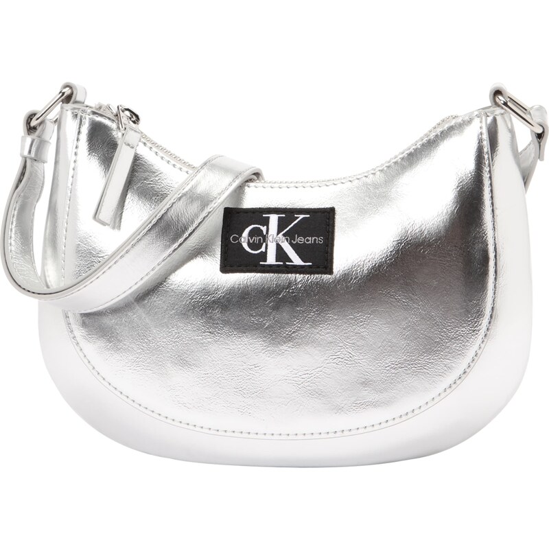 Calvin Klein Jeans Krepšys sidabro pilka / juoda / balta
