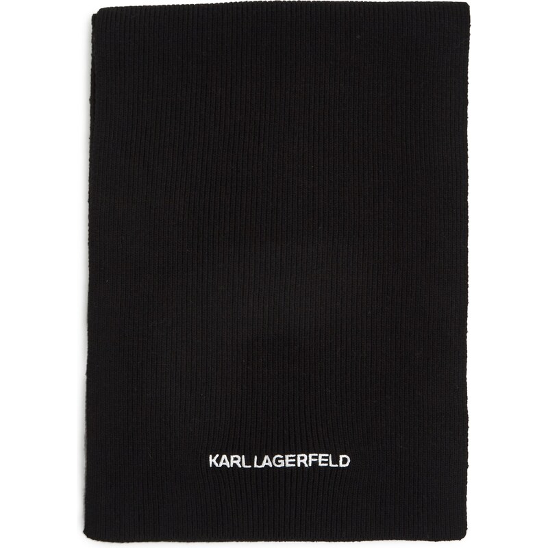 Karl Lagerfeld Šalikas juoda / balta