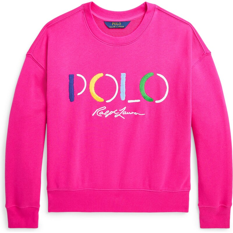 Polo Ralph Lauren Megztinis be užsegimo 'BUBBLE' mėlyna / geltona / šviesiai rožinė / balta