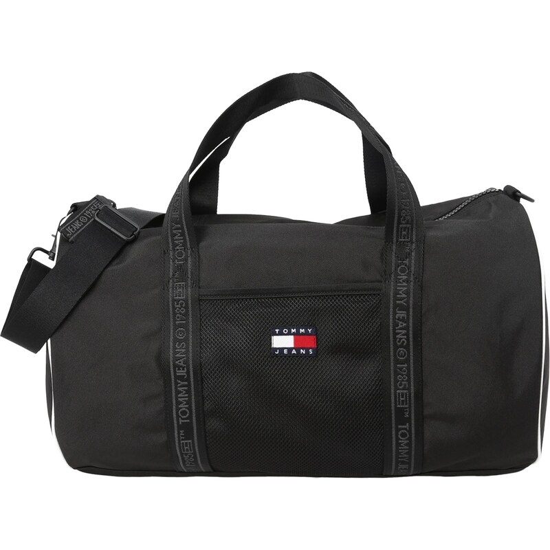 Tommy Jeans Kelioninis krepšys 'Heritage' tamsiai mėlyna / ryškiai raudona / juoda / balta