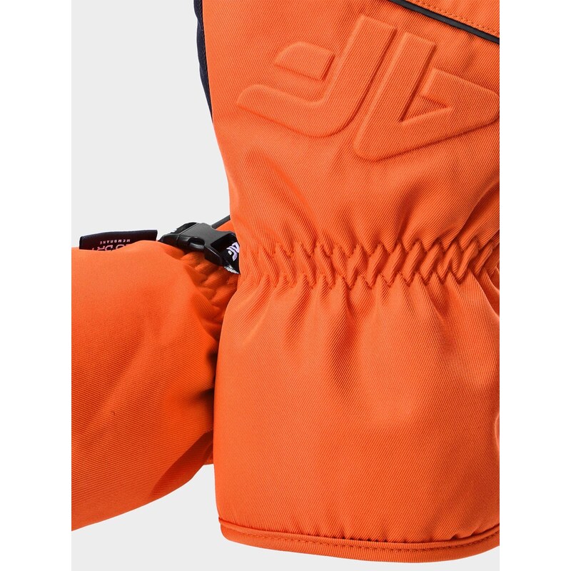 4F Vyriškos Thinsulate slidinėjimo pirštinės - oranžinės