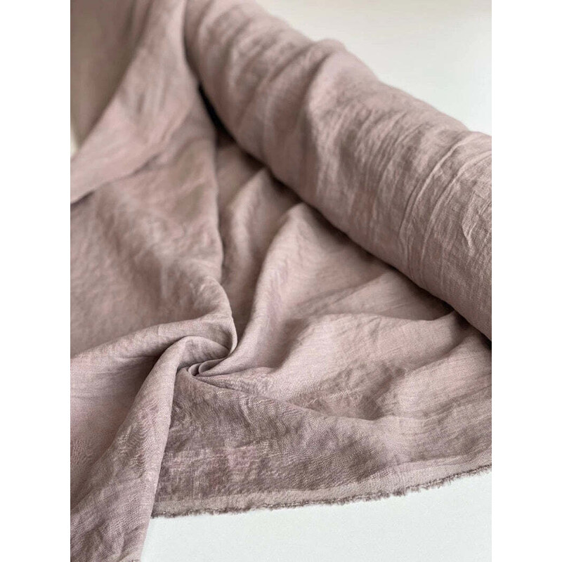 AmourLinen Rosy Brown 95" / 240 cm linen fabric