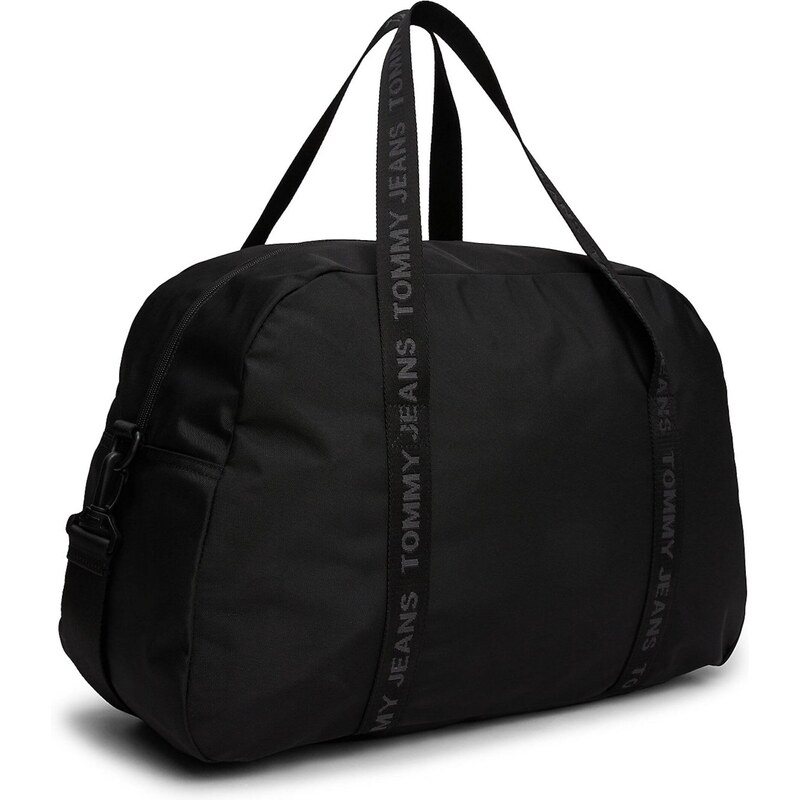 Tommy Jeans Kelioninis krepšys 'Essential' tamsiai mėlyna jūros spalva / raudona / juoda / balta