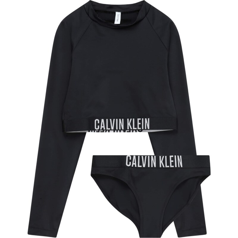 Calvin Klein Swimwear Bikinis juoda / balta