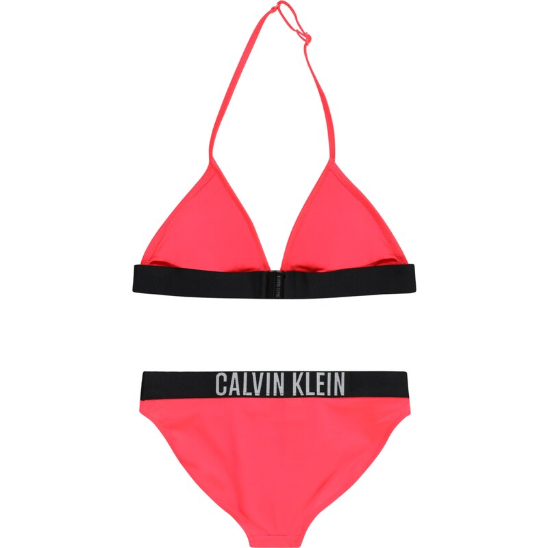Calvin Klein Swimwear Bikinis pilka / rožinė / juoda