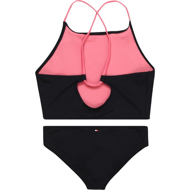 Tommy Hilfiger Underwear Bikinis tamsiai mėlyna / ryškiai rožinė spalva / balta