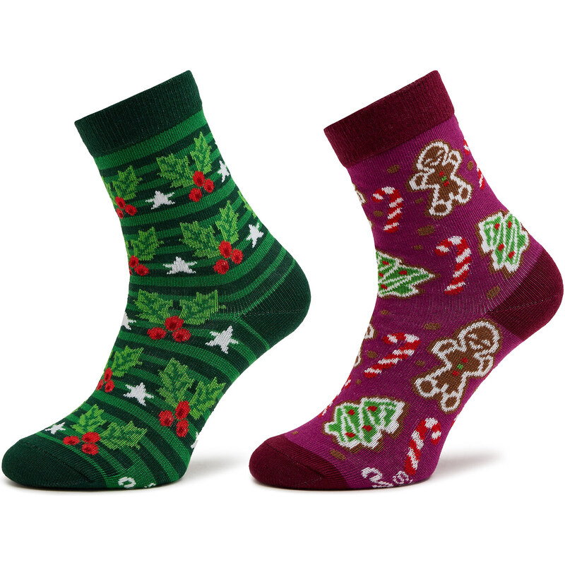 Vaikiškų ilgų kojinių komplektas (2 poros) Rainbow Socks