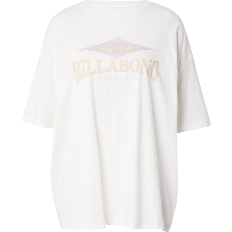 BILLABONG Marškinėliai 'DIAMOND WAVE' geltona / šviesiai pilka / pastelinė žalia / rožių spalva