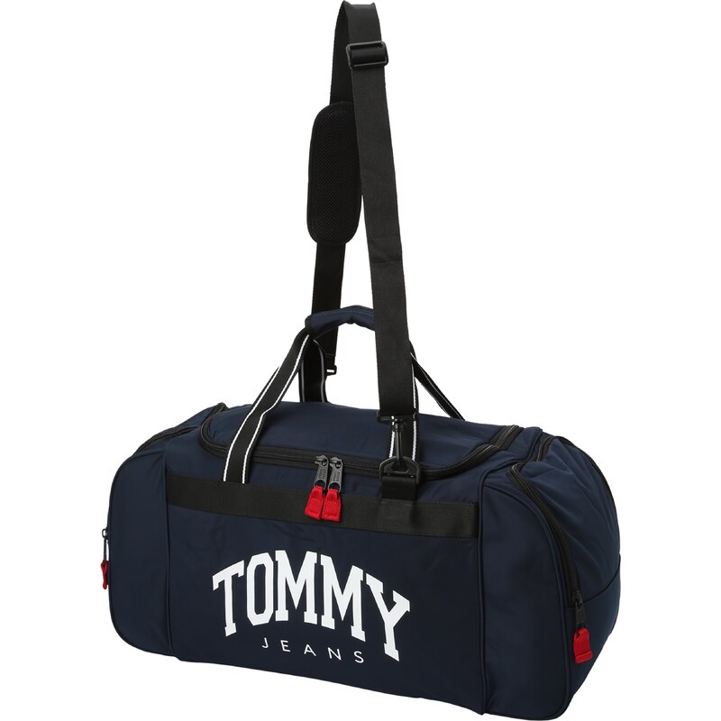 Tommy Jeans Kelioninis krepšys tamsiai mėlyna / balta