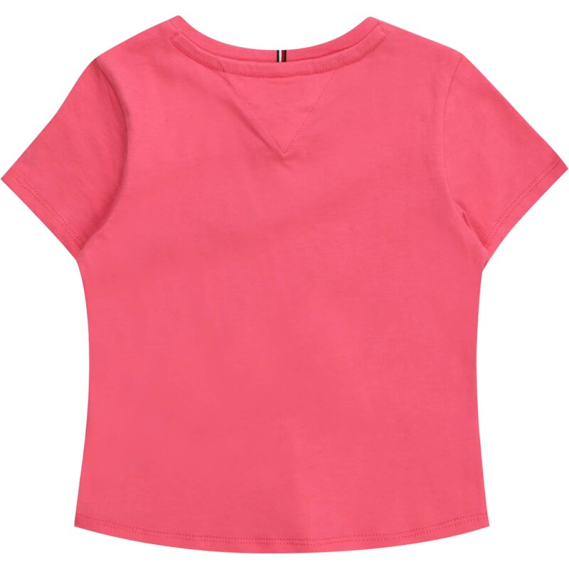 TOMMY HILFIGER Marškinėliai tamsiai mėlyna / rožinė / kraujo spalva / balta
