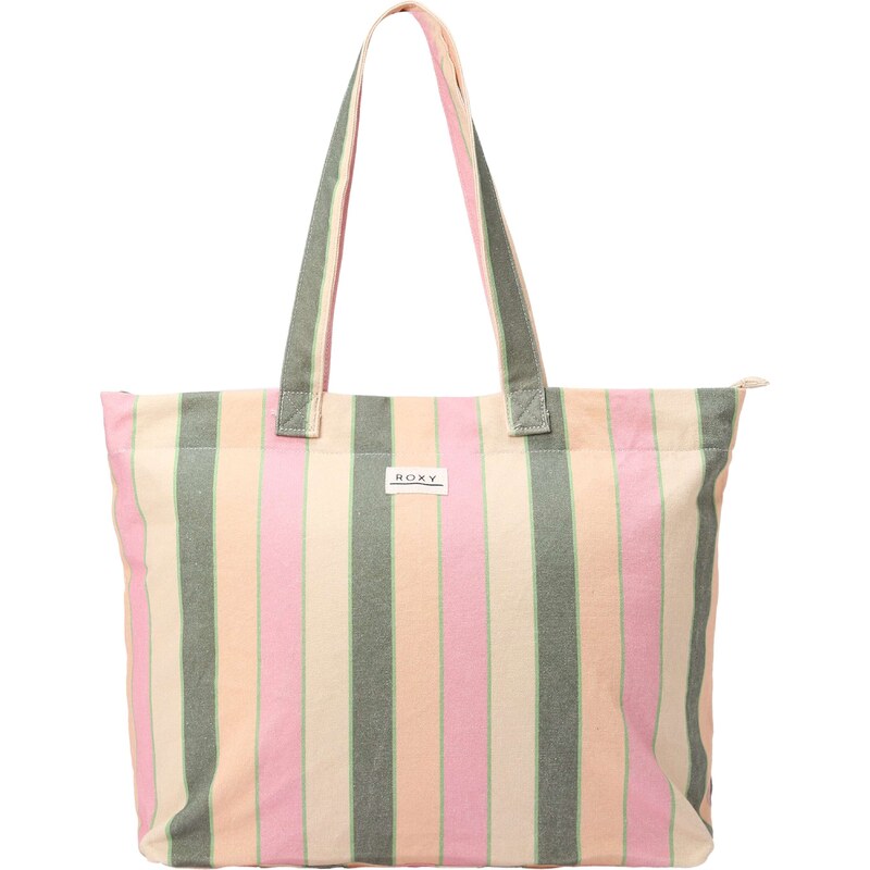 ROXY Pirkinių krepšys 'SWEETER THAN HO' geltona / žalia / pastelinė rožinė