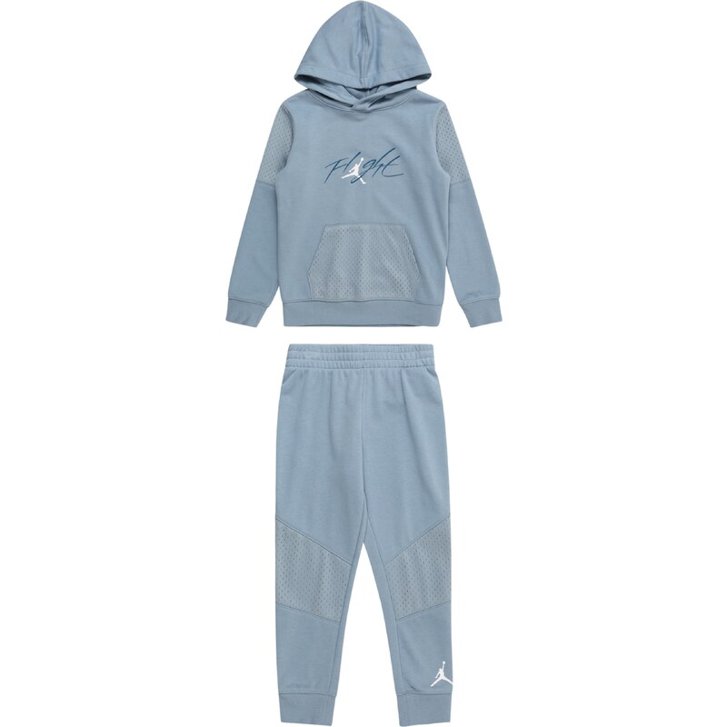 Jordan Treniruočių kostiumas 'COURT FLIGHT' tamsiai mėlyna jūros spalva / opalo / balta
