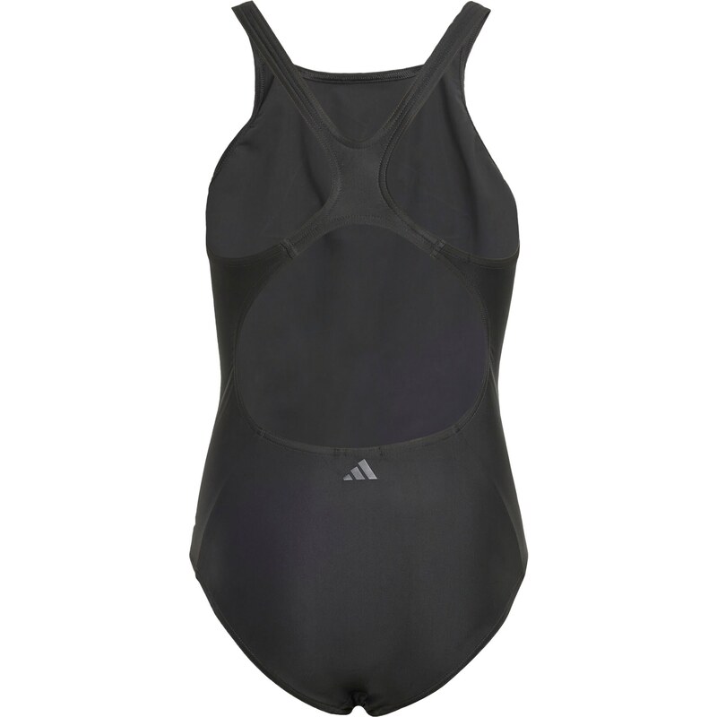 ADIDAS PERFORMANCE Sportinis maudymosi kostiumėlis 'Big Bars' kremo / mėlyna / pilka / juoda