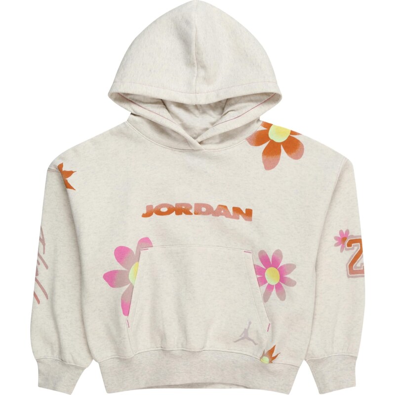 Jordan Megztinis be užsegimo geltona / šviesiai pilka / oranžinė / rožinė