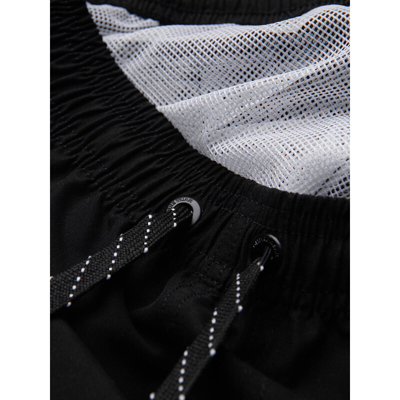 Ombre Clothing Vyriški plaukimo šortai - juodi V25 OM-SRBS-0125