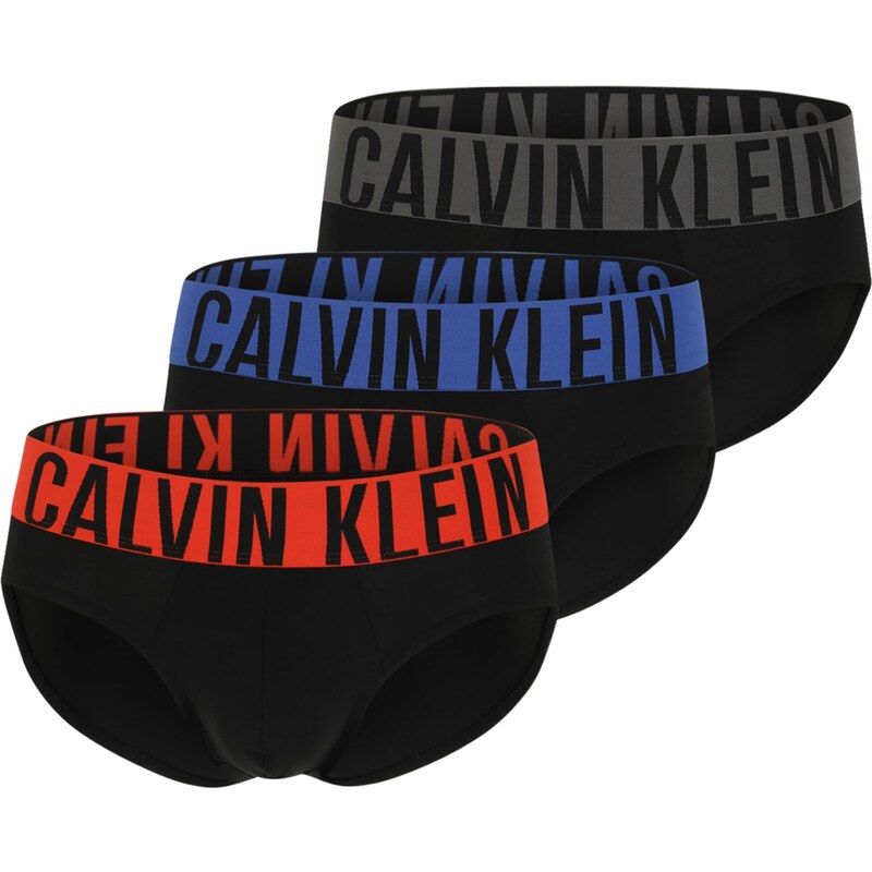Calvin Klein Underwear Vyriškos kelnaitės 'Intense Power' mėlyna / raudona / juoda / balta