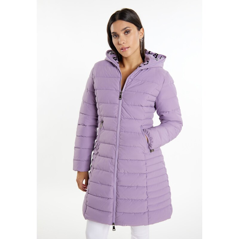 faina Žieminis paltas purpurinė