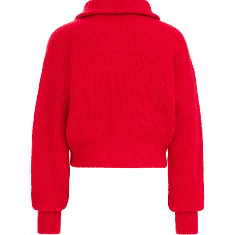 WE Fashion Megztinis raudona