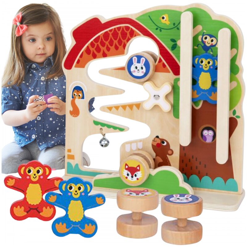 Gamintojas nenurodytas Montessori labirinto medinė manipuliavimo lenta