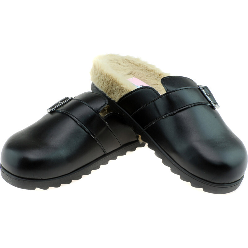 CHIARA FERRAGNI slippers with fur