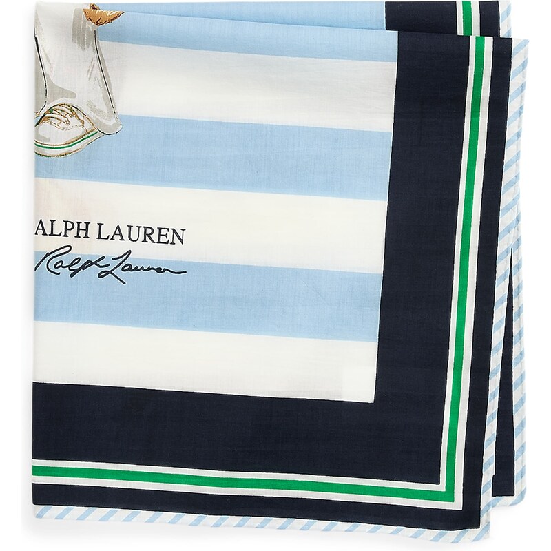 Polo Ralph Lauren Skara tamsiai mėlyna / šviesiai mėlyna / žalia / balta