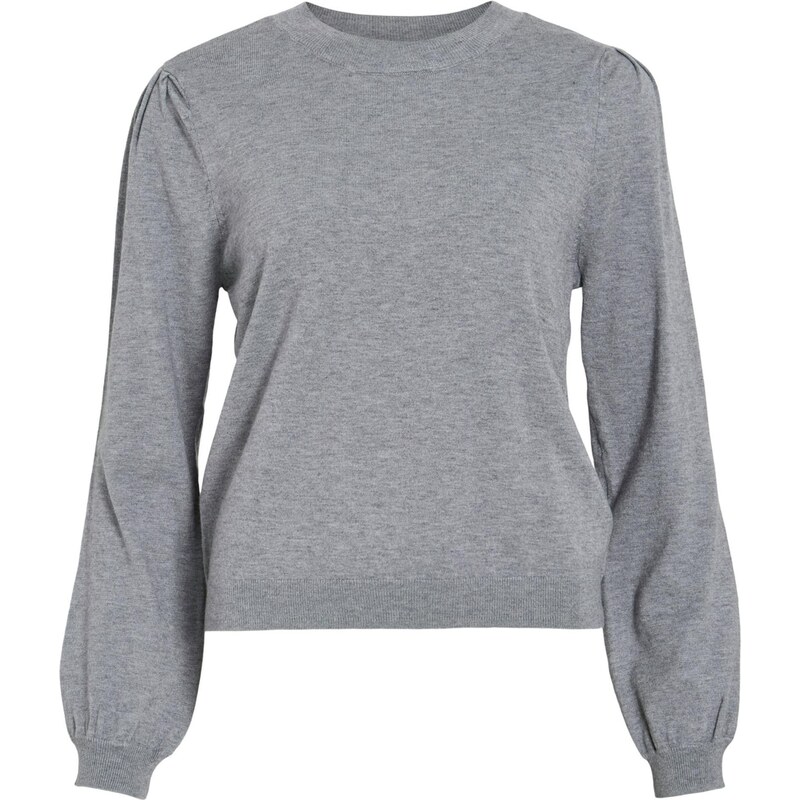 VILA Megztinis 'VIELLA' margai pilka