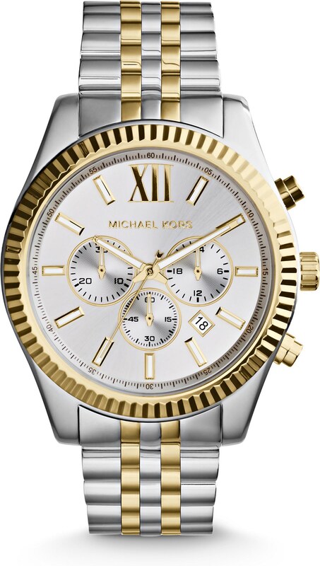 Michael Kors Analoginis (įprasto dizaino) laikrodis 'MK8344' aukso geltonumo spalva / sidabrinė