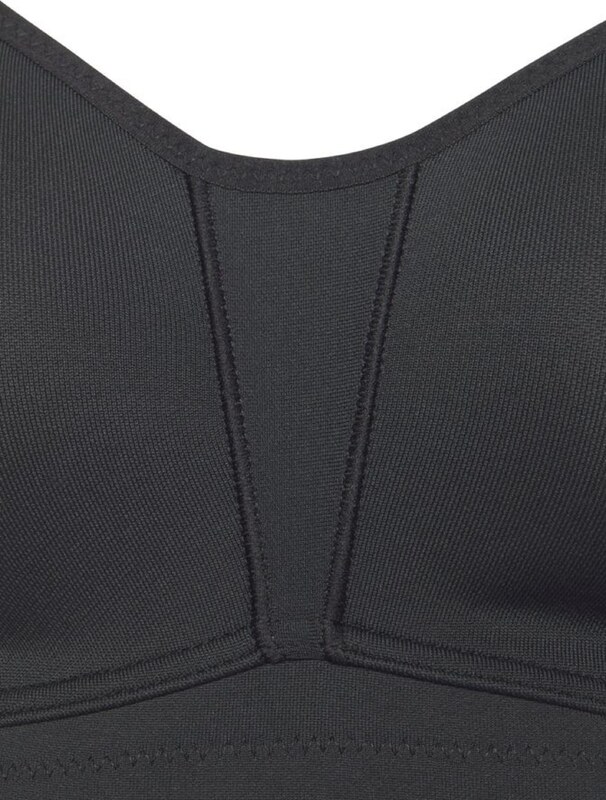 LASCANA Sportinė liemenėlė juoda / balta