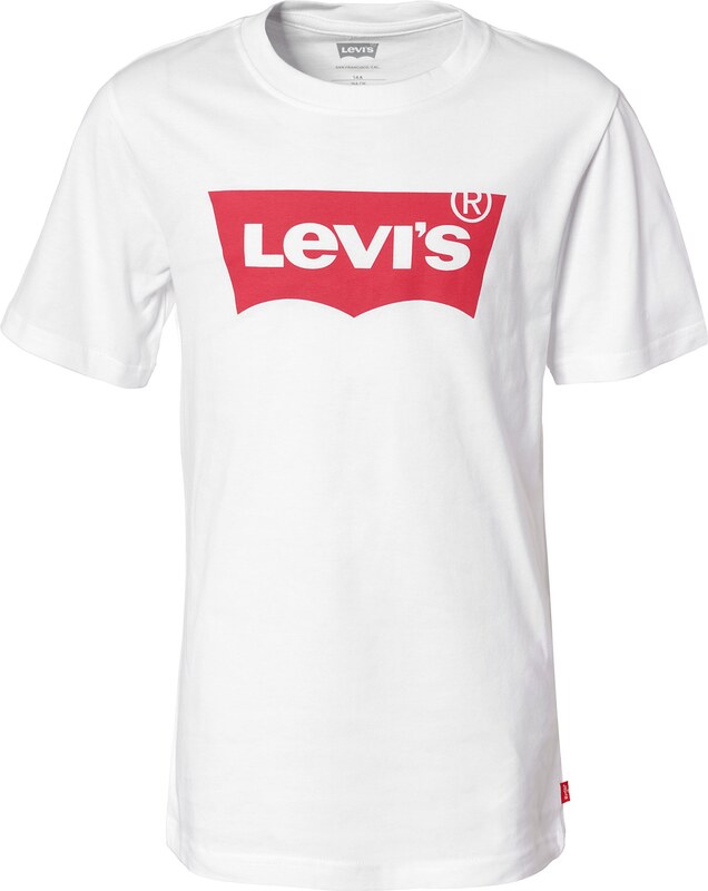 Levi's Kids Marškinėliai raudona / balta