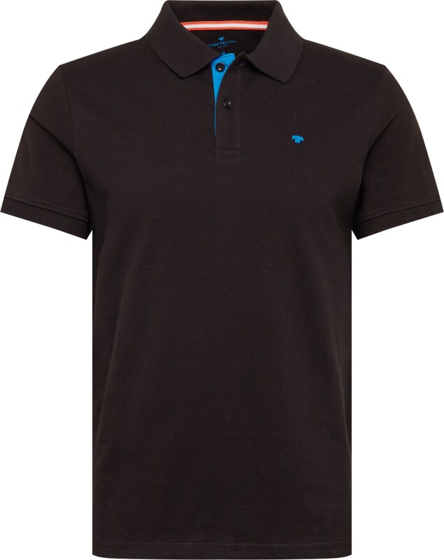 TOM TAILOR Marškinėliai mėlyna / juoda