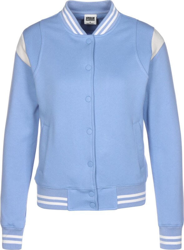 Urban Classics Džemperis šviesiai mėlyna / balta