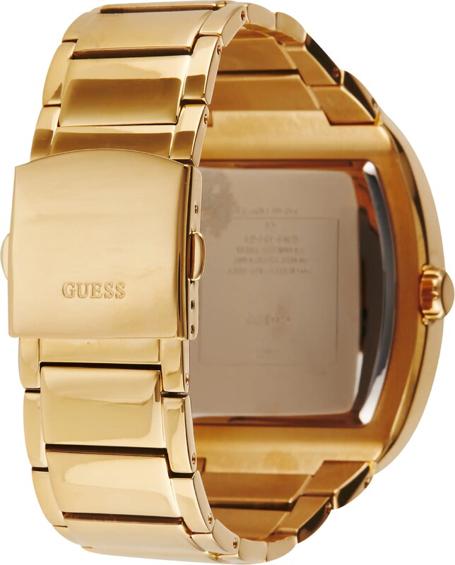 GUESS Analoginis (įprasto dizaino) laikrodis 'Phoenix' auksas / juoda