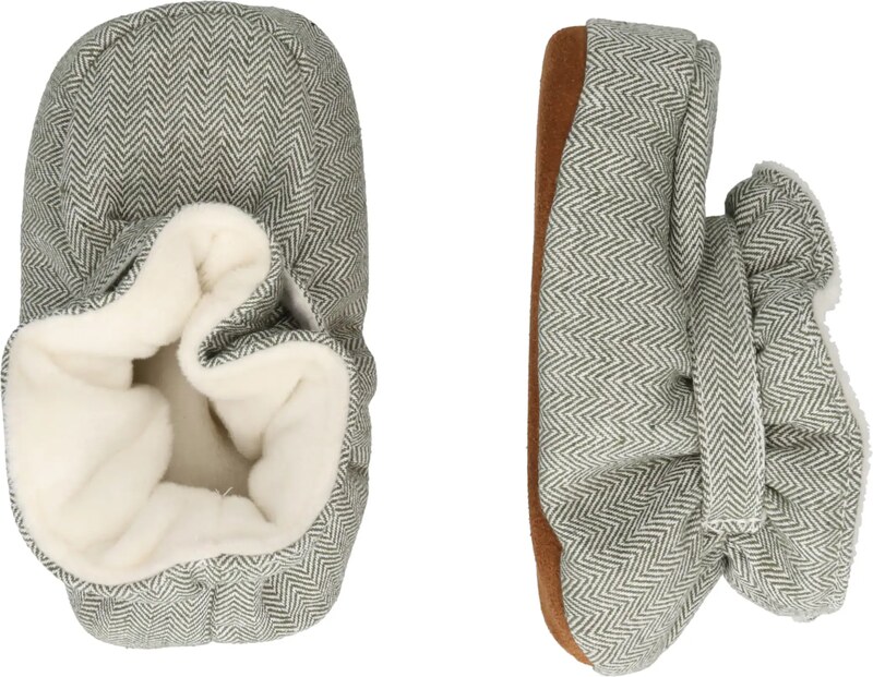 EN FANT Naminės šlepetės kremo / karamelės / alyvuogių spalva