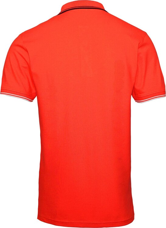 U.S. POLO ASSN. Marškinėliai 'Barney' tamsiai mėlyna / šviesiai pilka / ryškiai raudona