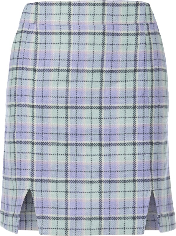 KAN Sijonas 'VERDANCE' tamsiai mėlyna / vandens spalva / šviesiai mėlyna