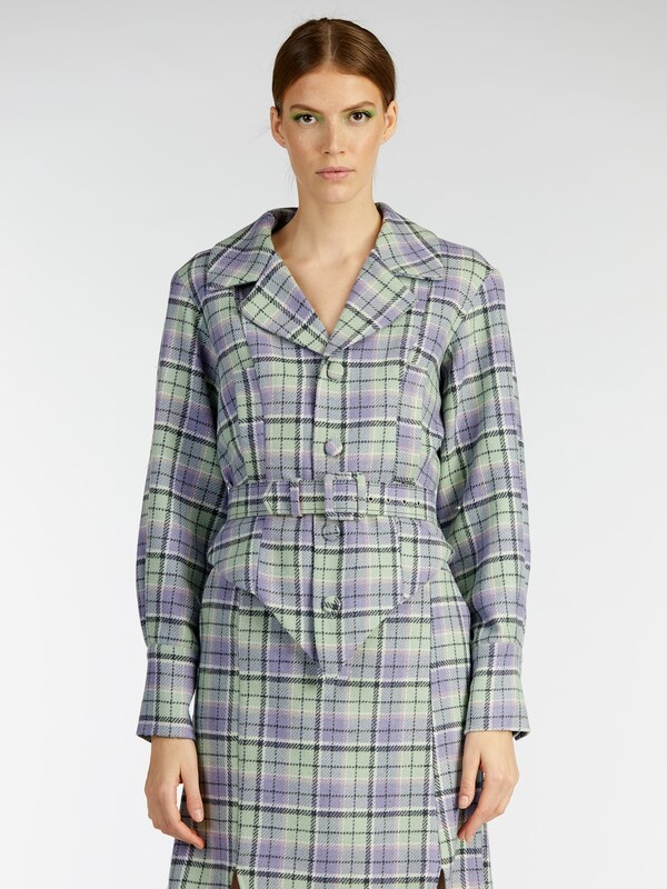 KAN Sijonas 'VERDANCE' tamsiai mėlyna / vandens spalva / šviesiai mėlyna