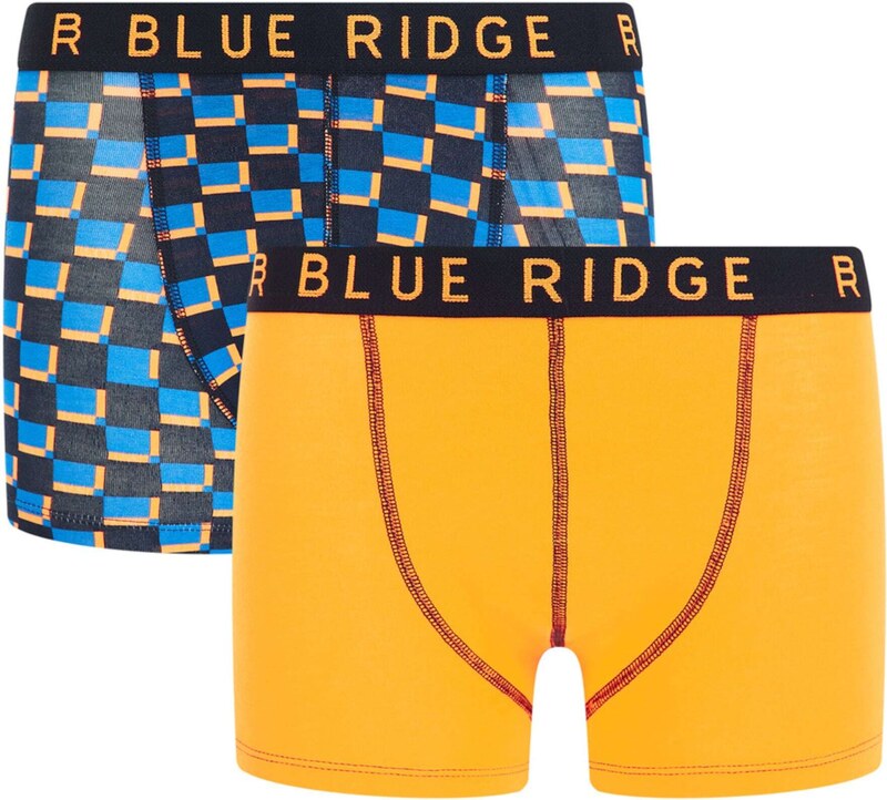 WE Fashion Apatinės kelnaitės mėlyna / ruda / oranžinė