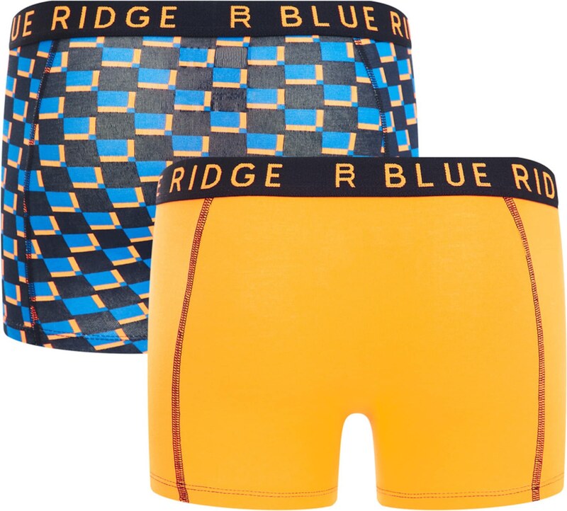 WE Fashion Apatinės kelnaitės mėlyna / ruda / oranžinė