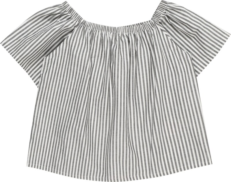 NAME IT Palaidinė 'Deniza' pilka / balta