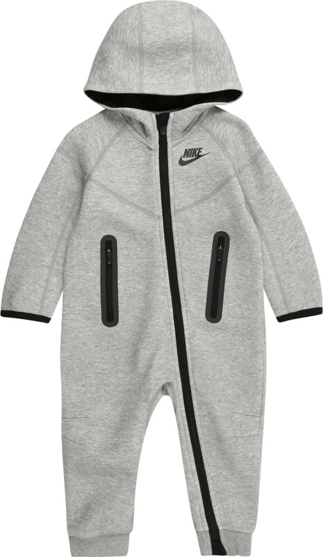 Nike Sportswear Kombinezonas 'TECH FLEECE' margai pilka / juoda