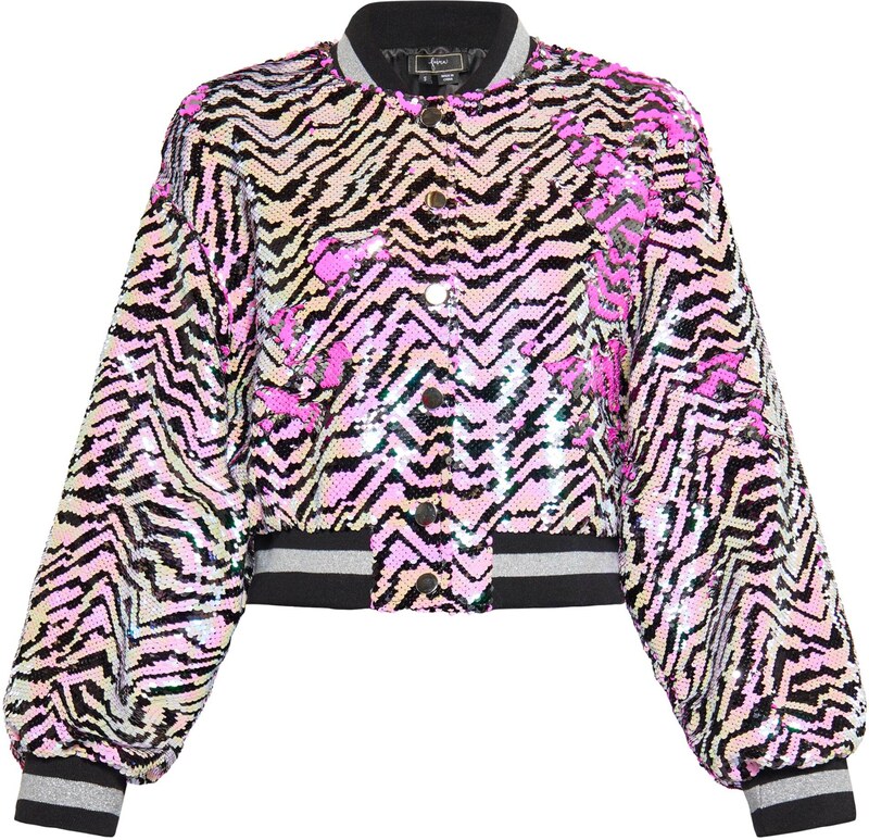 faina Demisezoninė striukė smėlio spalva / šviesiai rožinė / juoda / balta