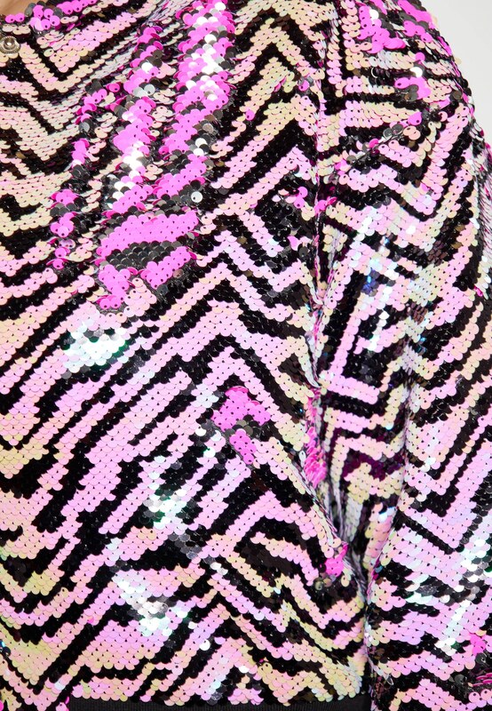 faina Demisezoninė striukė smėlio spalva / šviesiai rožinė / juoda / balta